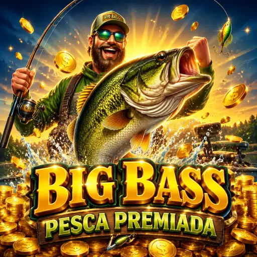 Card do slot Big Bass Bonanza com pescador
