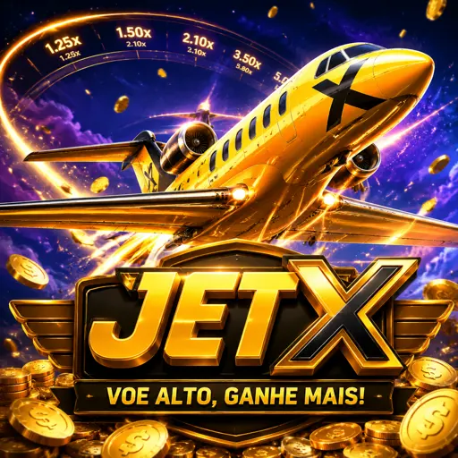 Card do jogo JetX, o foguete que sobe até o momento do cash out